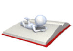 kid on book 